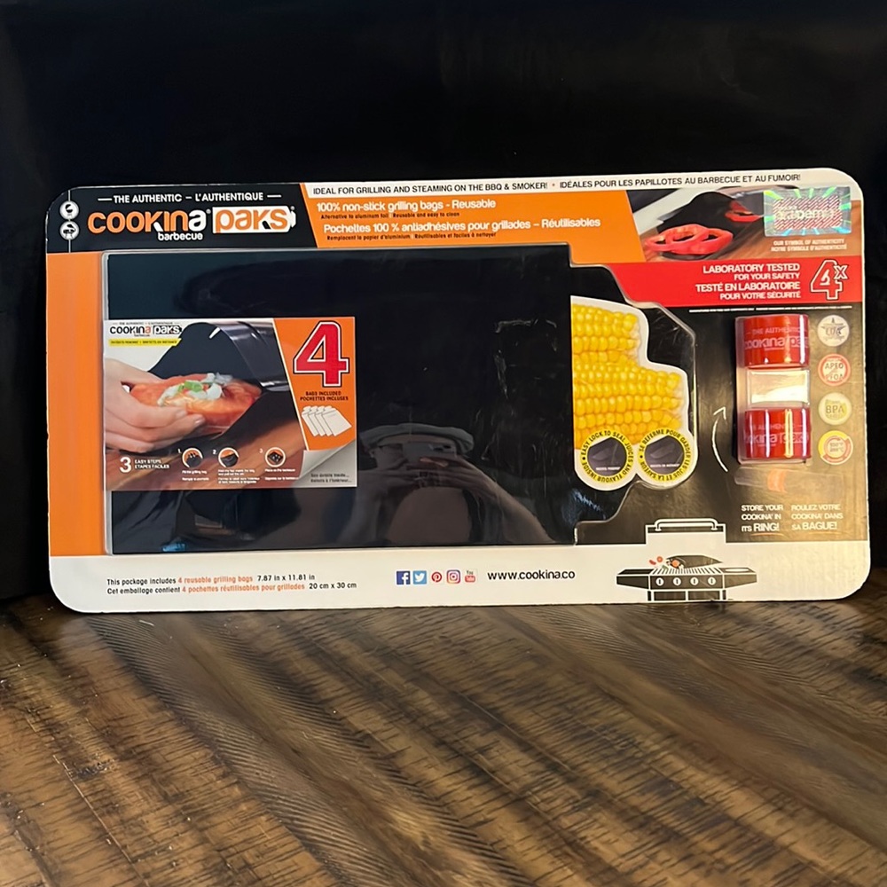 Cookina BBQ Grilling Bag - 4 Pack
